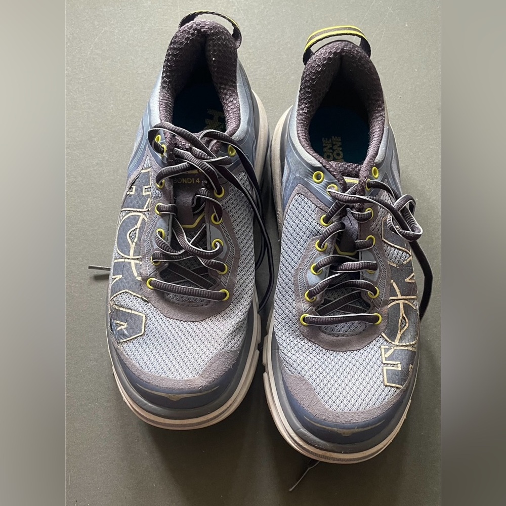 Hoka One One Blue and Gray Women's Sneakers